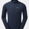 Montane Mens Thermo Dart Zip Neck Top -Cots wold outdoor a1924217 4141 a