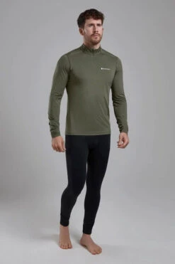 Montane Mens Dart XT Zip Neck Base Layer Top -Cots wold outdoor b12gab0090 5656 f