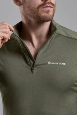 Montane Mens Dart XT Zip Neck Base Layer Top -Cots wold outdoor b12gab0090 5656 g