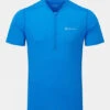 Montane Mens Dart Nano Zip T-Shirt -Cots wold outdoor c12gac0016 4343 a