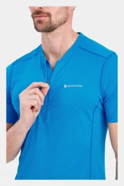 Montane Mens Dart Nano Zip T-Shirt -Cots wold outdoor c12gac0016 4343 k